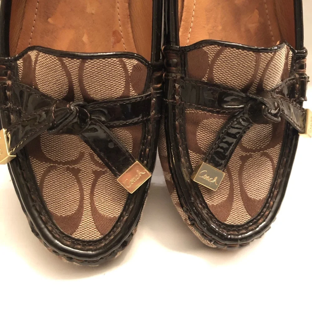 Coach Brown Freida Flats‎